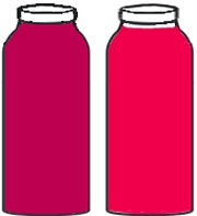 Comparing cranberry juice color